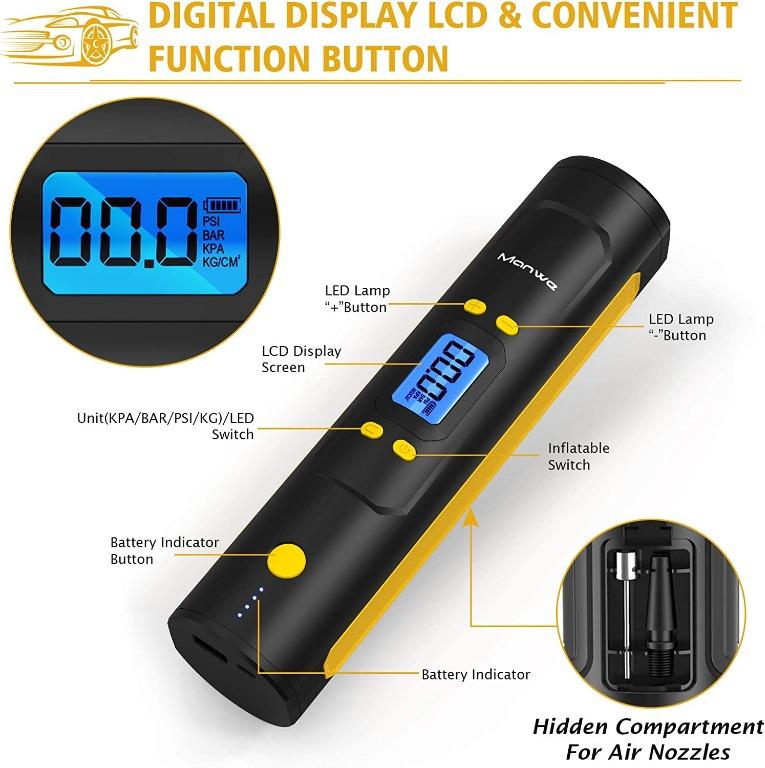 Manwe digital sales tyre inflator