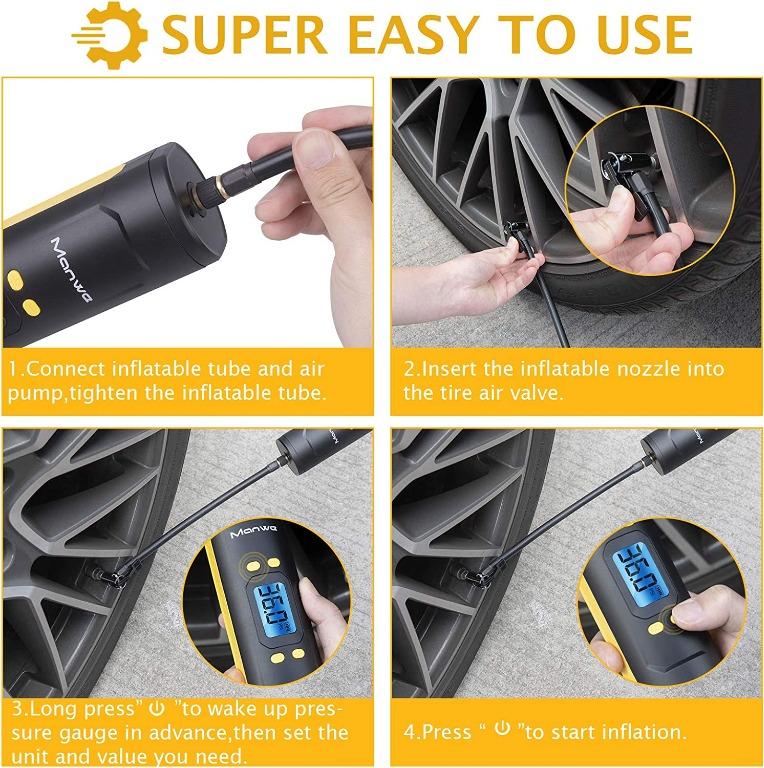 Manwe digital tyre on sale inflator