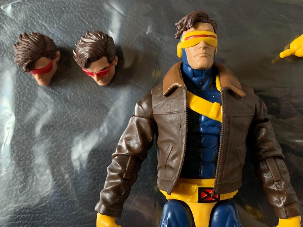 Marvel Legends Cyclops (Category: Figurines & Statues) located in Manila. Submitted by clark.kent1 (Listing ID 1169448270, Image 2). Description: Marvel legends Cyclops from 3 Pack Never been played just removed from the packaging Complete with extra heads and hand.