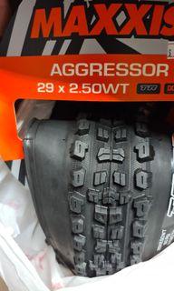 Maxxis tyre Aggressor DD and Minion DHF Exo+