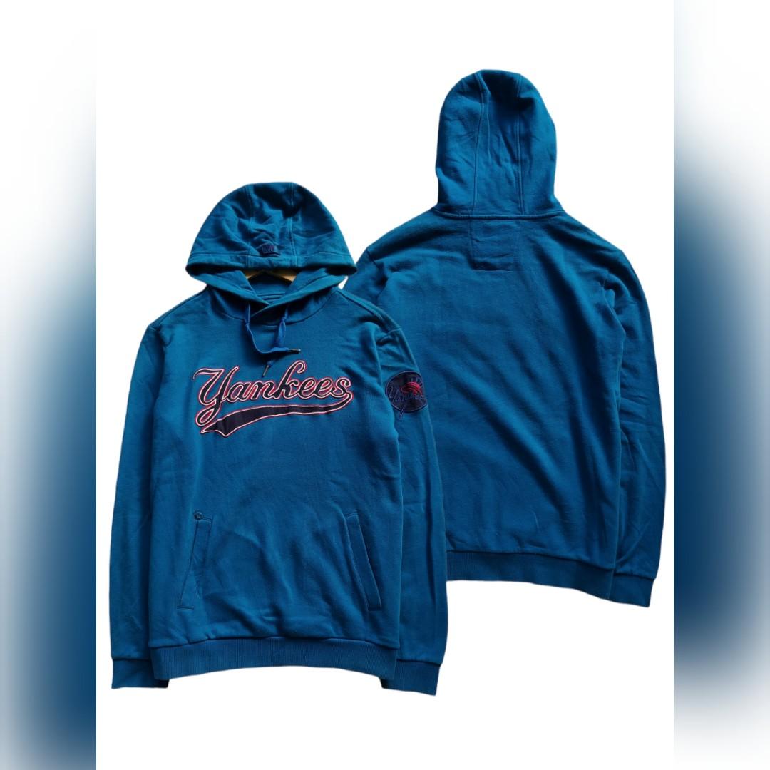 YANKEES HOODIE ORIGINAL, Fesyen Pria, Pakaian , Baju Luaran di Carousell