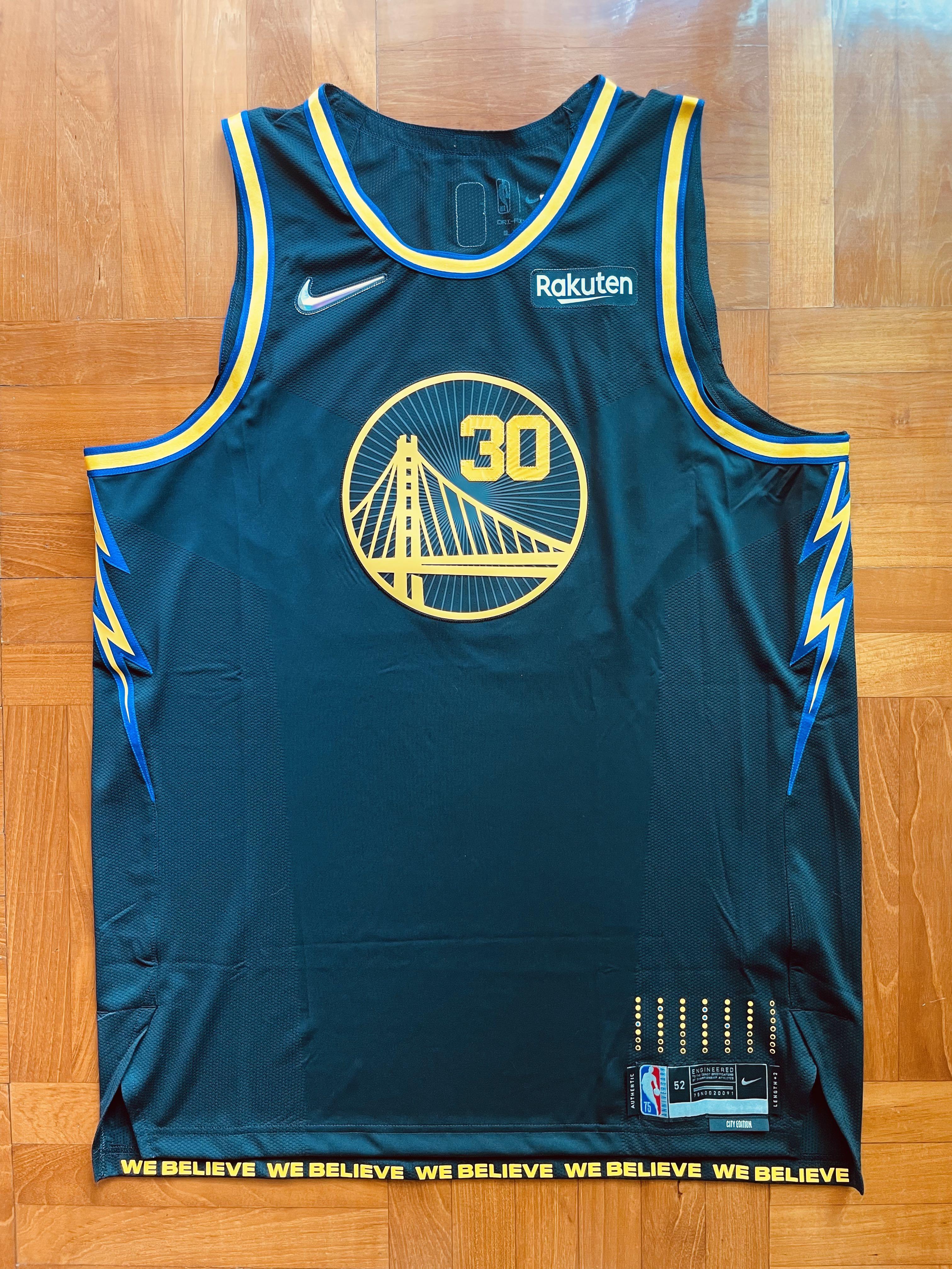 Nike / Men's 2021-22 City Edition Brooklyn Nets Seth Curry #30 Blue Dri-FIT  Swingman Jersey