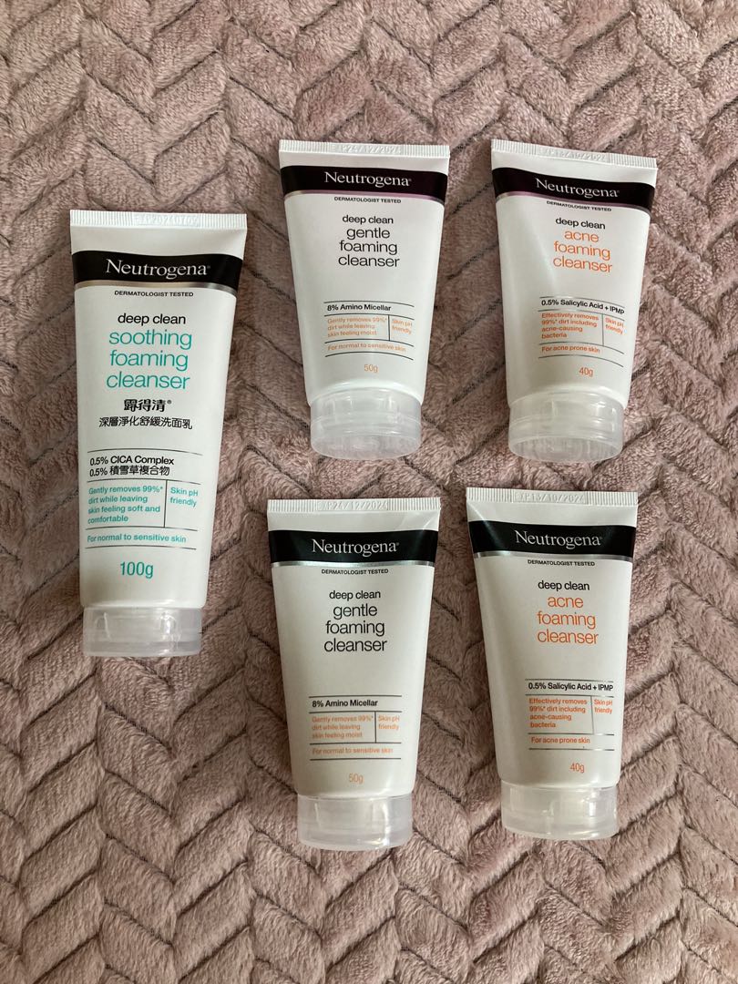 Neutrogena Facial Wash Set, Beauty & Personal Care, Face, Face Care on