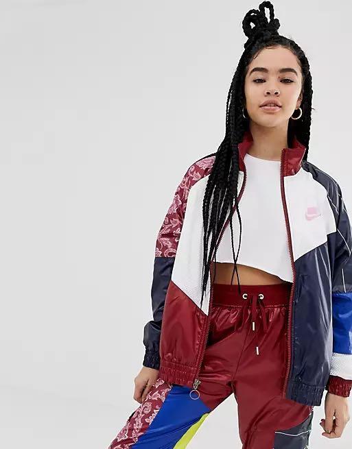 Nike colour deals block tracksuit
