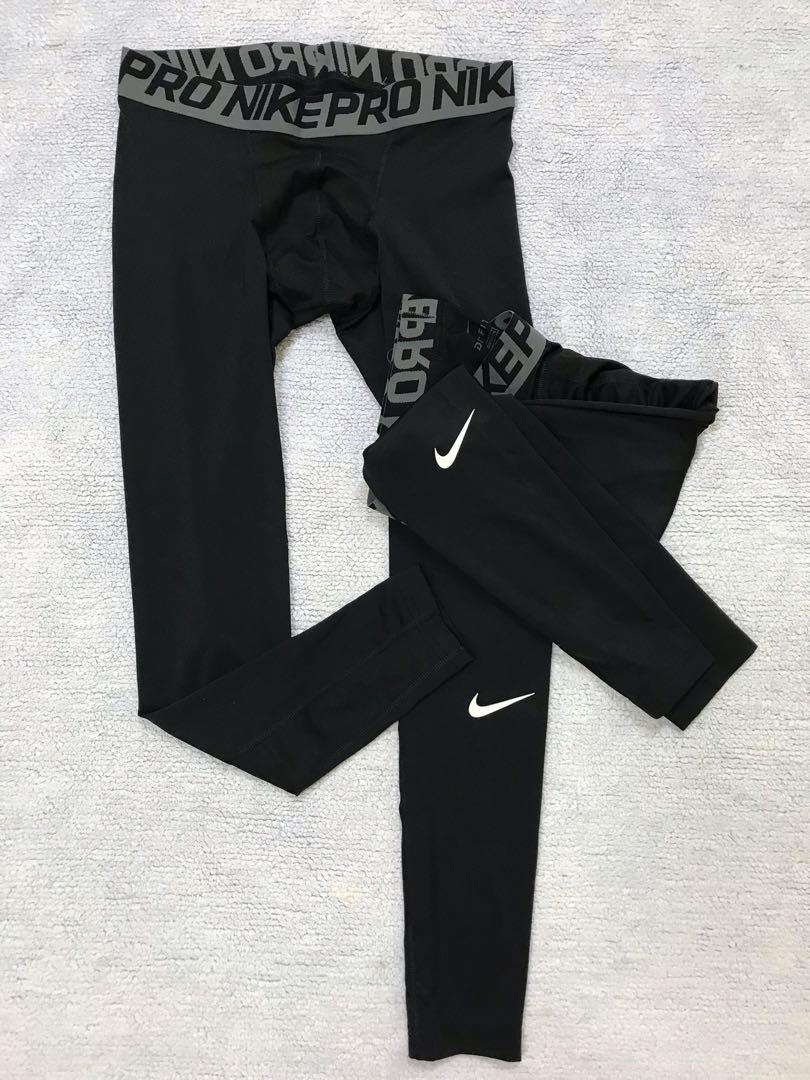 🔥M - NIKE Compression pants sports tights for men, Men's Fashion,  Activewear on Carousell