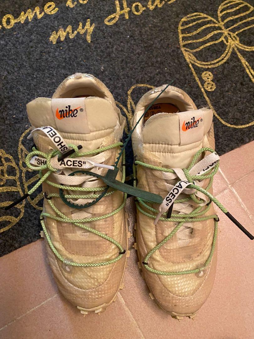 nike waffle off white