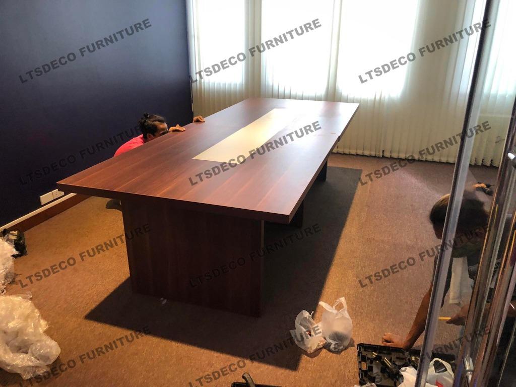 office furniture and fixtures, conference meeting table in laminated