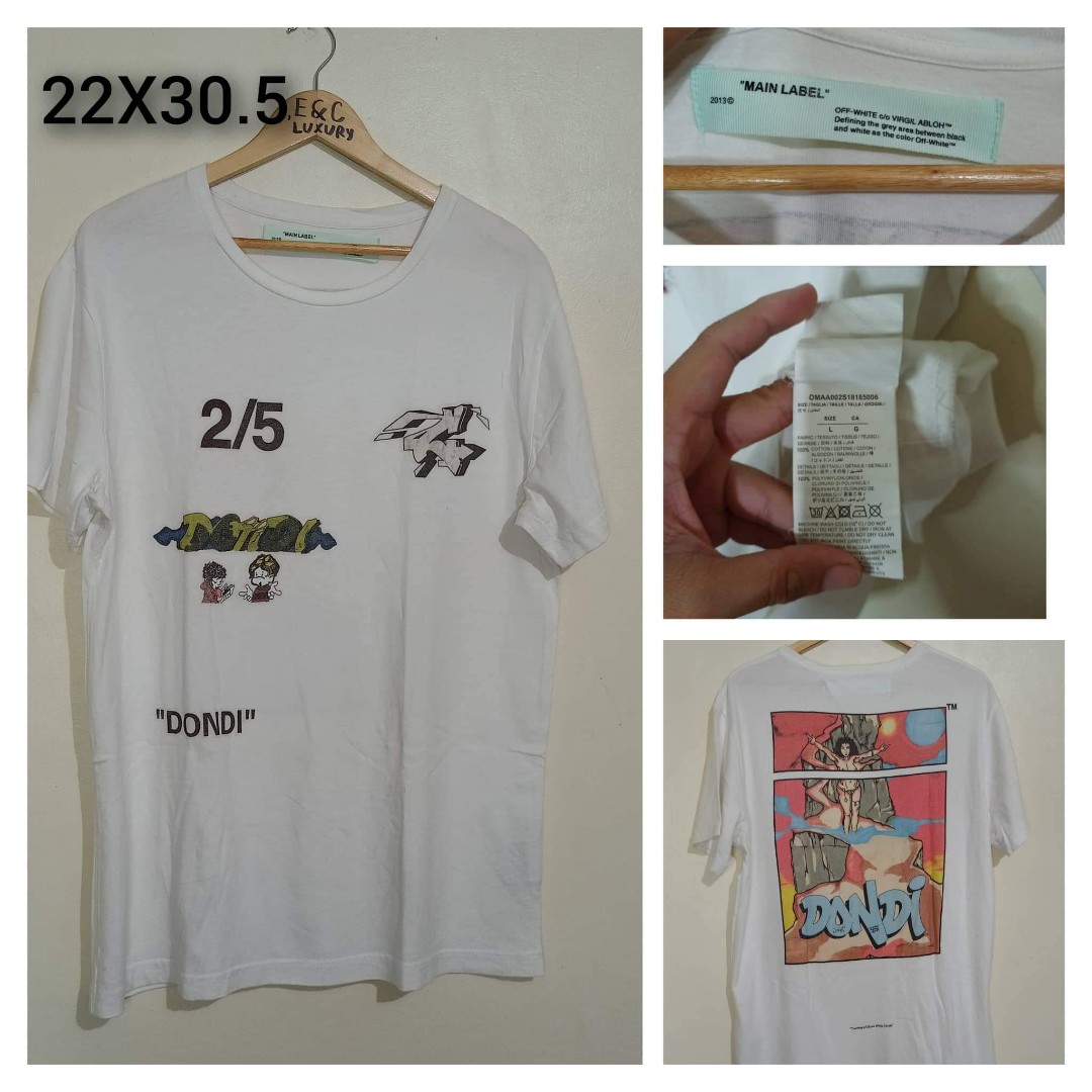 Off white dondi shirt top