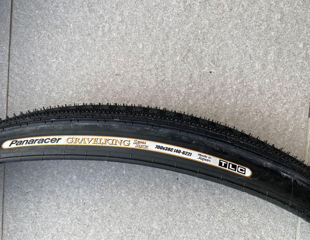 Panaracer Gravel King SemiSlick 700 X 38C TLC tubeless gravel tires