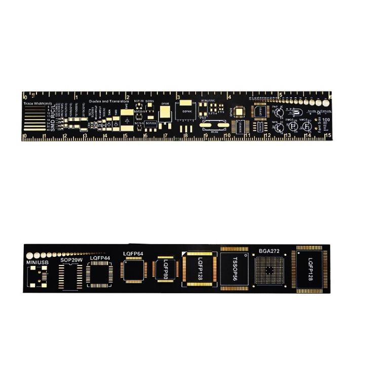 電路板PCB工程尺 15cm PCB Ruler 15cm PCB封裝尺 電路板間尺 電子工程師設計工程尺15CM PCB Ruler ...