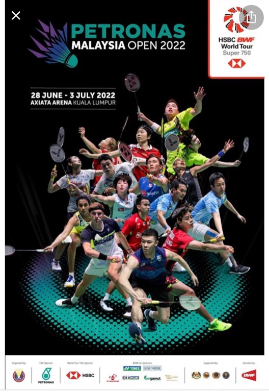 Petronas Malaysian Open 2022 badminton tickets, Tickets & Vouchers