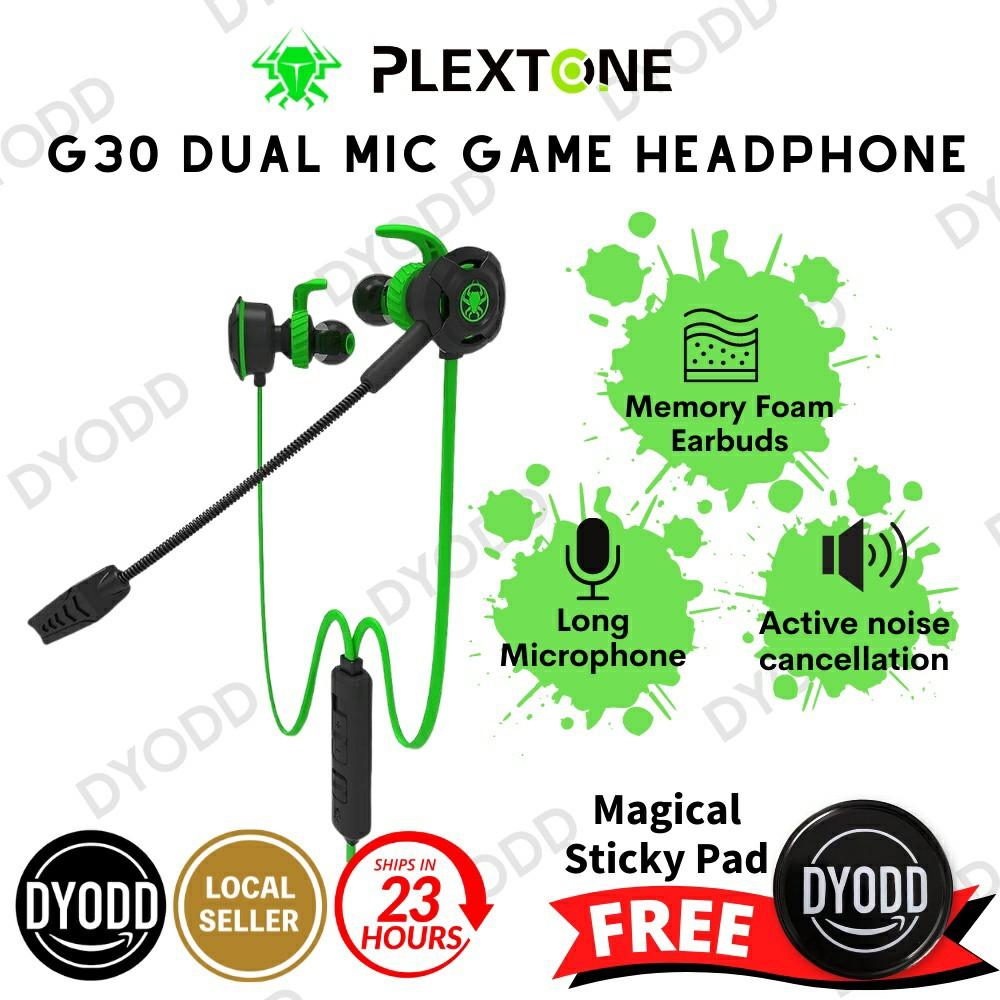 PLEXTONE G30 Dual Mic Game Headphone Audio Earphones on Carousell