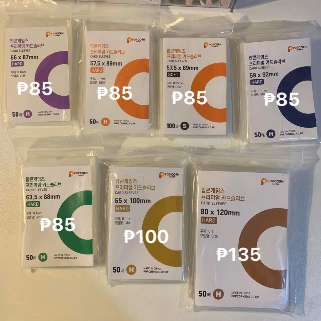 Popcorn Sleeves for Trading Photocards, Polaroids, Hobbies & Toys