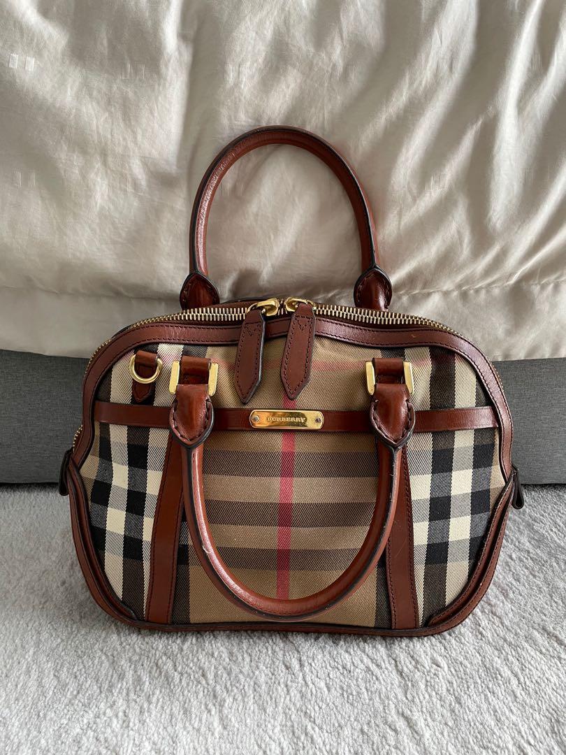 Pre-loved Burberry Orchard Bowling Bag, Luxury, Bags & Wallets on Carousell