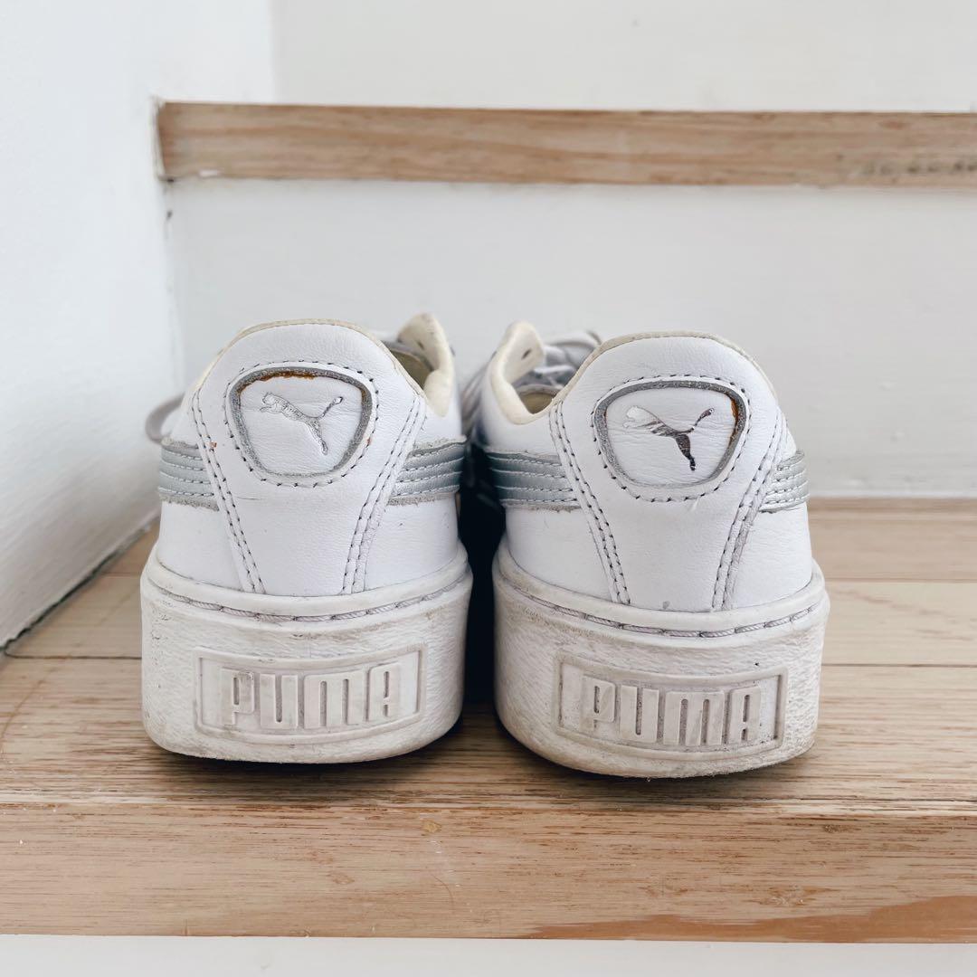 Puma basket discount platform silver