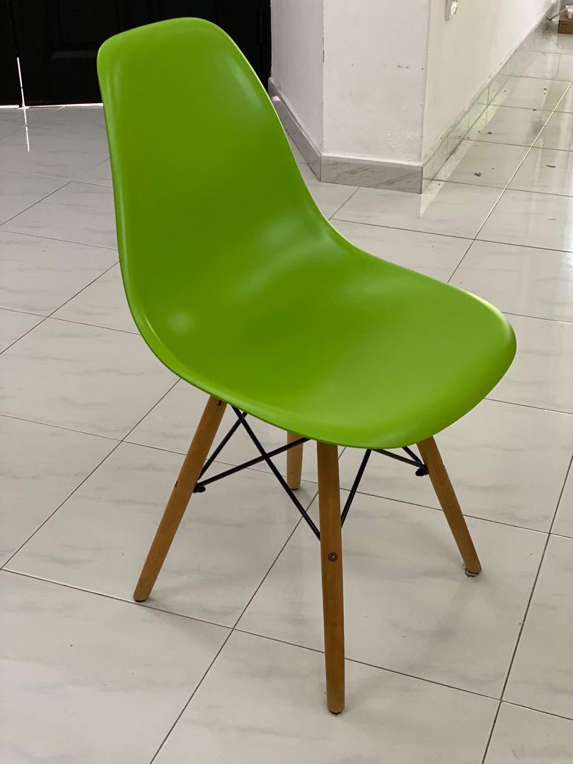Dining green chair, Furniture & Home Living, Furniture, Chairs on Carousell