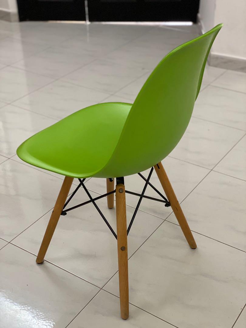 Dining green chair, Furniture & Home Living, Furniture, Chairs on Carousell