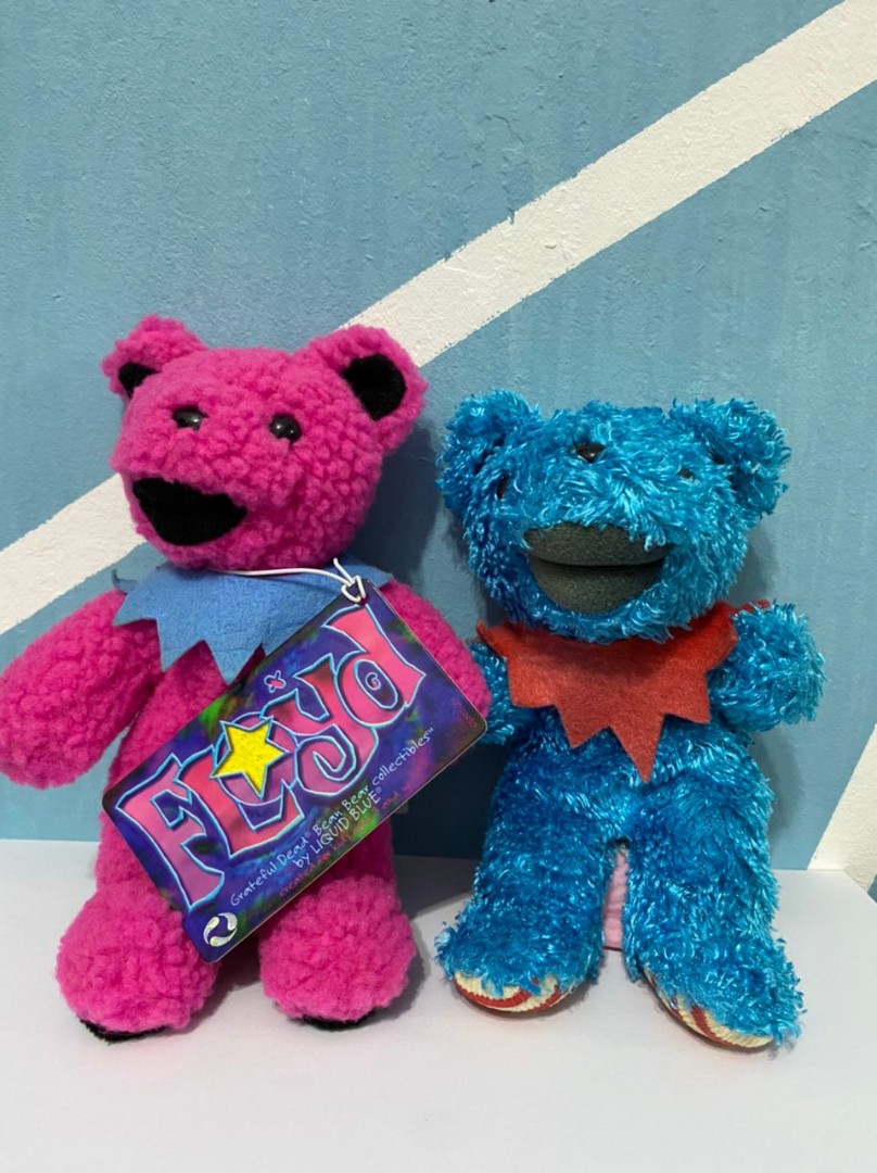 RARE GRATEFUL DEAD PINK FLOYD BEAN BEAR COLLECTIBLES BY LIQUID BLUE,  Hobbies & Toys, Toys & Games on Carousell