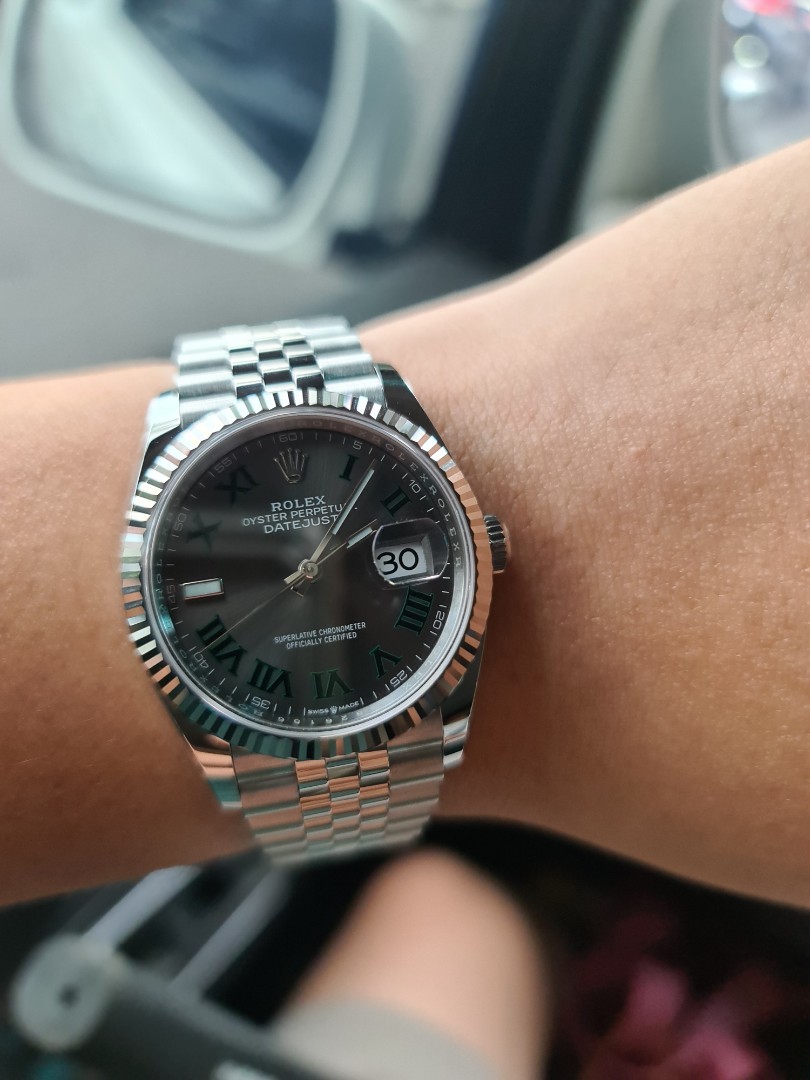 datejust 36 wimbledon