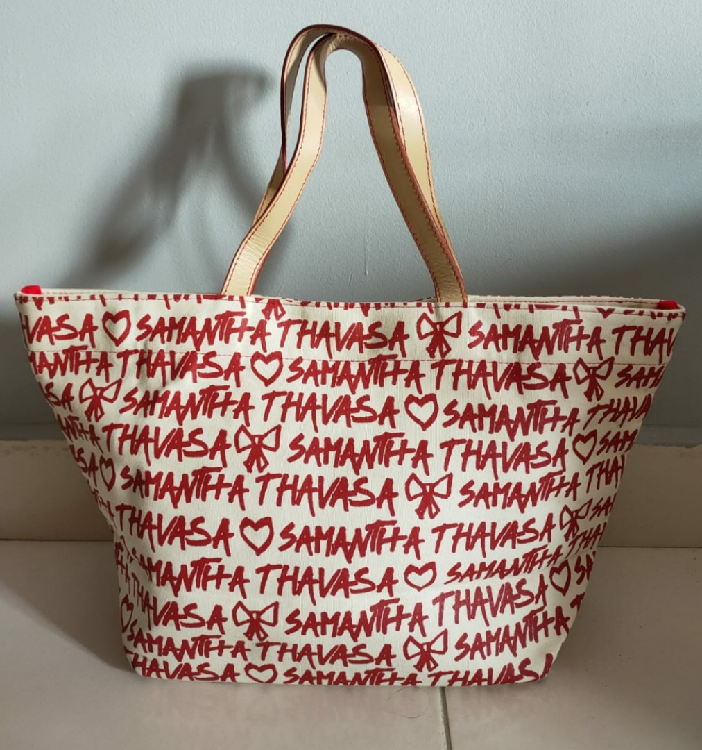 Samantha Thavasa Tote Bag Women s Fashion Bags Wallets Tote Bags on Carousell