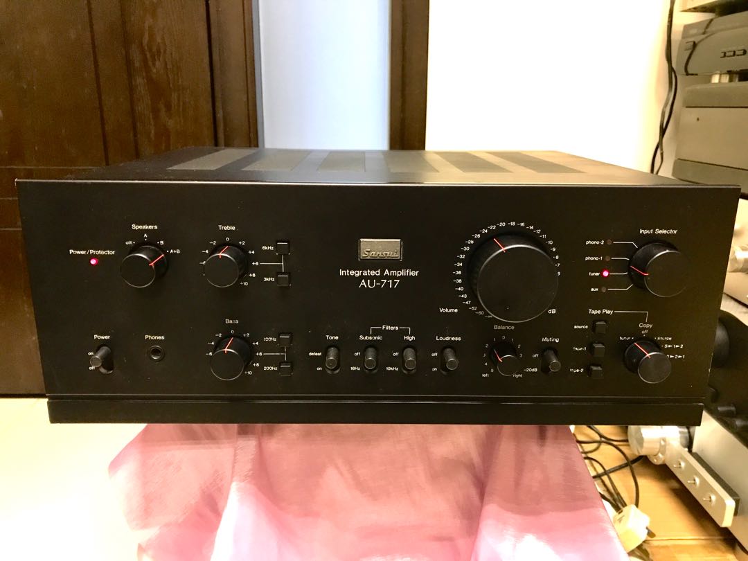 Sansui 山水AU 717 integrated amplifier, 音響器材, Soundbar、揚聲器 