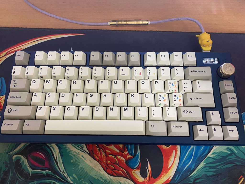 Satisfaction 75 A Stock Keyboard, Computers & Tech, Parts & Accessories ...