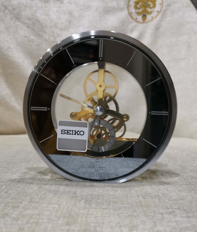 Seiko sales skeleton clock