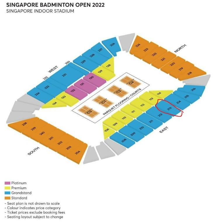 SINGAPORE BADMINTON OPEN 2022 (CHEAP), Tickets & Vouchers, Event