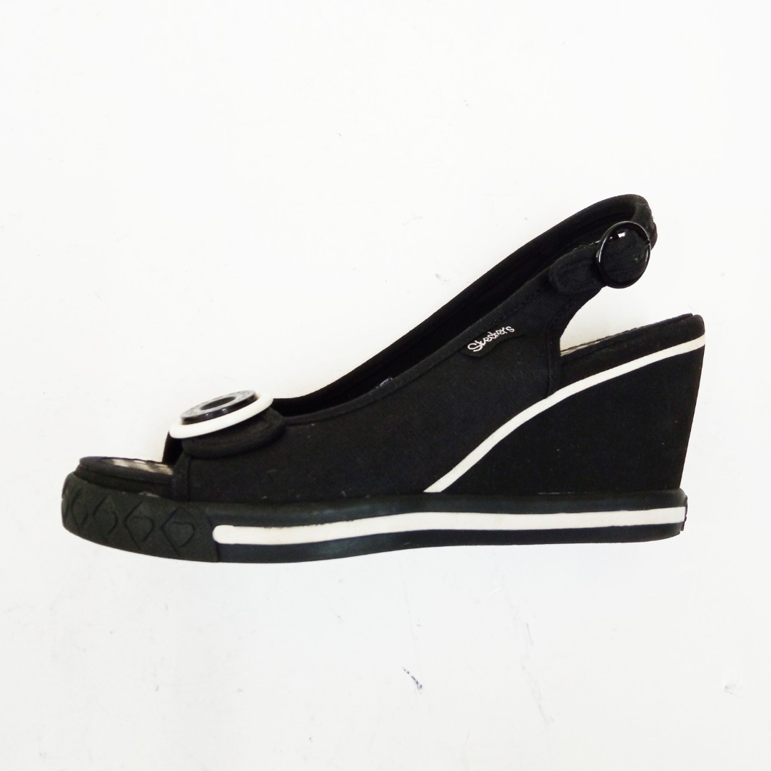 Skechers peep discount toe