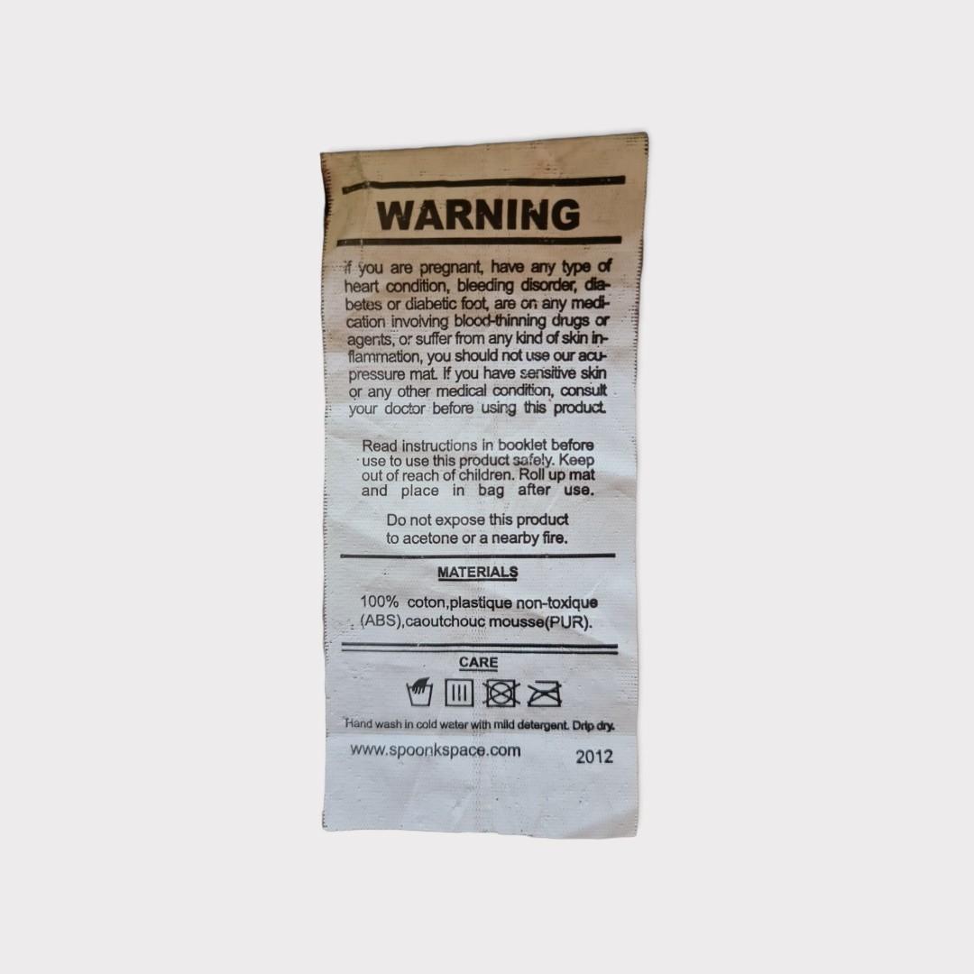 Spoonk Sleep Induction and Back Pain Relief Acupressure mat, Health