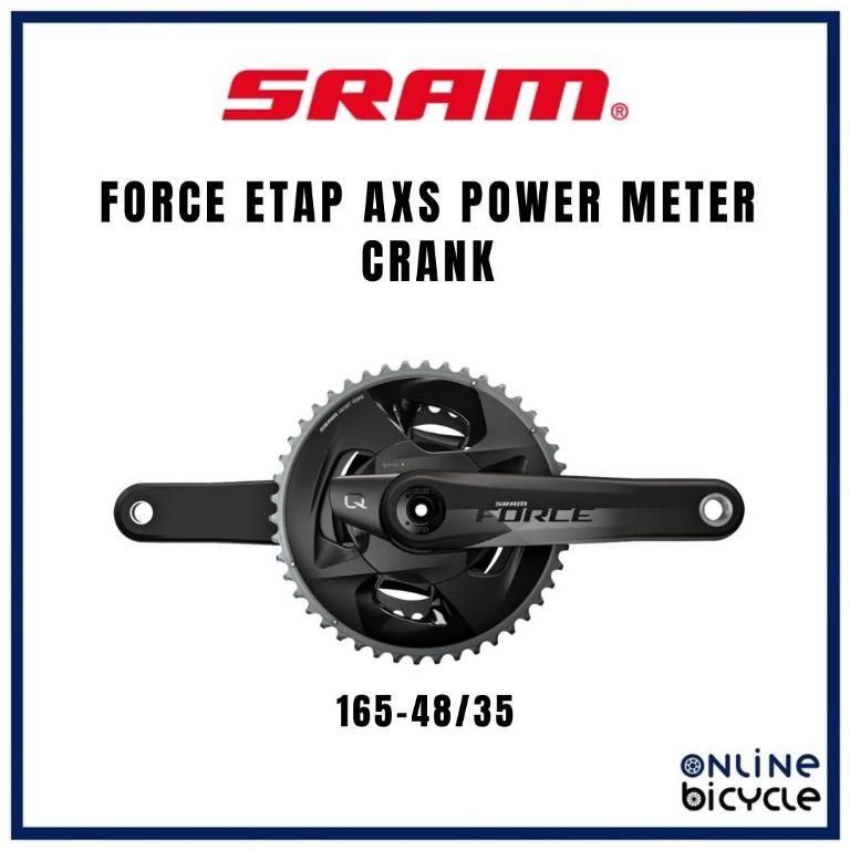 SRAM Force eTAP AXS 12 speed Crankset (with Powermeter) for Road