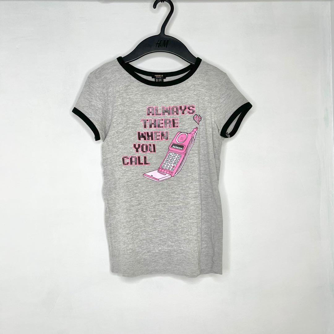 Forever21 Statement Ringer T-Shirt (Category: Shirts) located in Quezon City. Submitted by andydeleon (Listing ID 1169489466, Image 1). Description: ✿ Forever21 girls ✿ US 11/12 ☁ L: 19” ☁ W: 14” ♥ kindly send us a message for inquiries or questions ♥ measurements indicated are taken with the item laid flat ♥ please allow 1-2 inches size error due to manual measurement ♥ some clothes might be wrinkled when you receive them (can be removed through