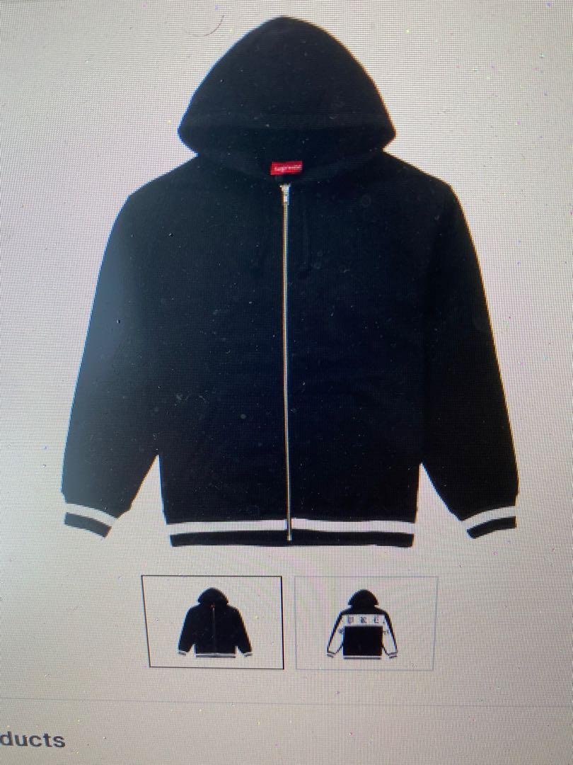 Supreme old english hoodie black sale