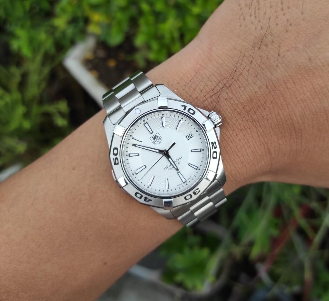 Tag Heuer Aquaracer Silver Dial Full Set