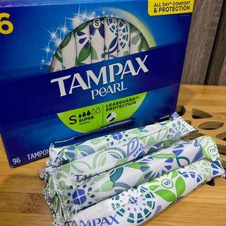 Tampax Pearl tampons (Super) sold by 10’s