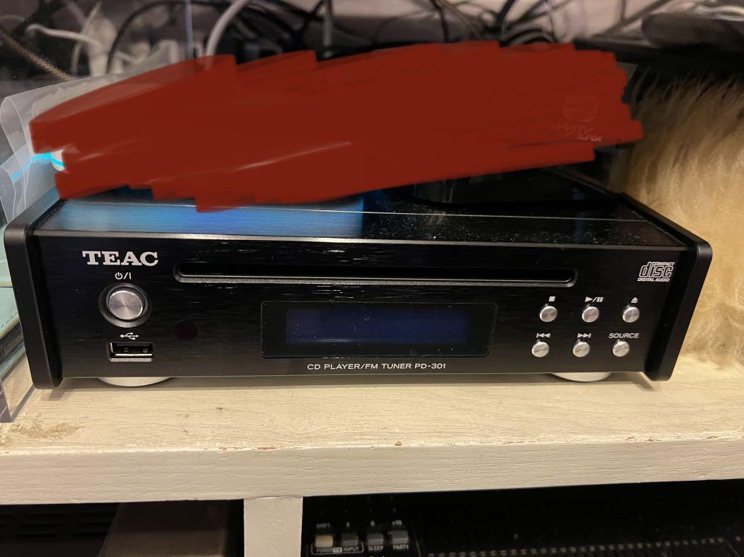 TEAC PD-301-X CD/FM Tuner, 家庭電器, 電視& 其他娛樂, 藍光及播放器 