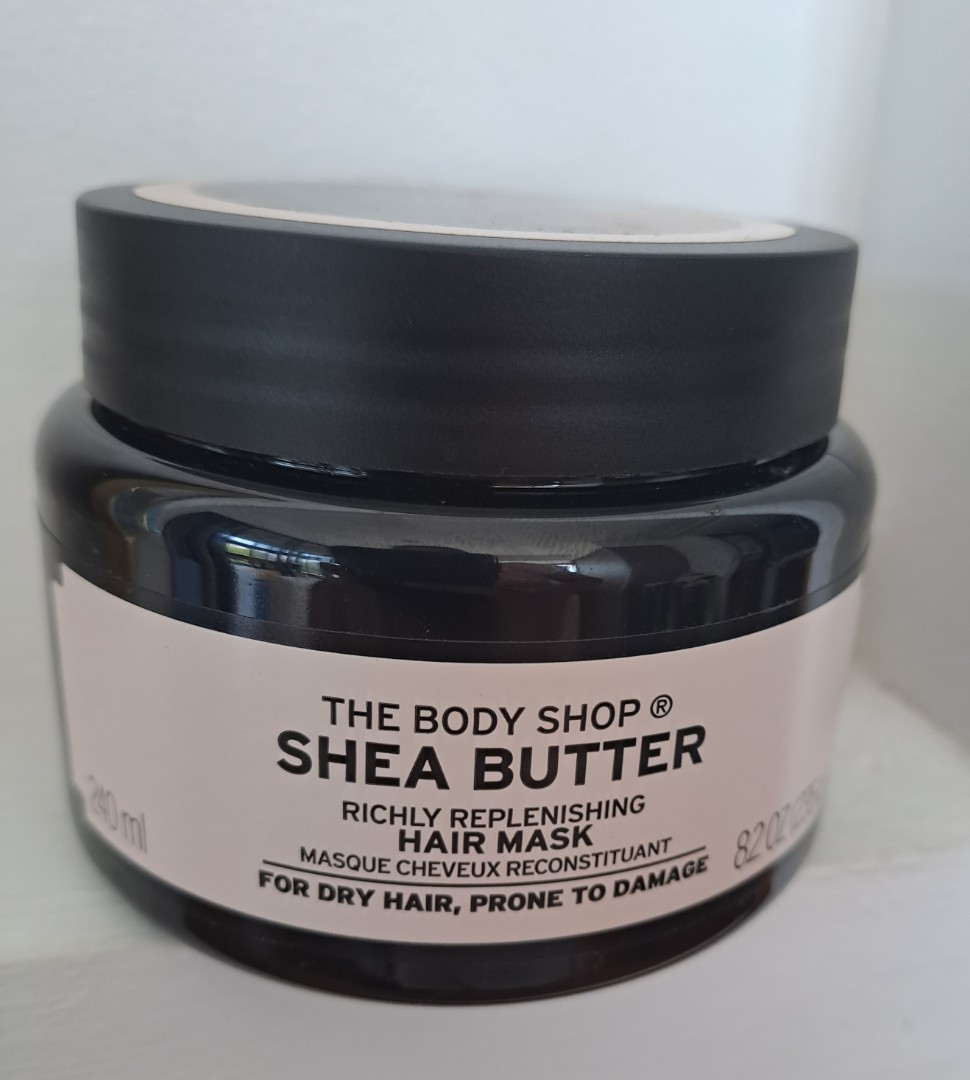 The Body Shop SHEA BUTTER Hair Mask, Beauty & Personal Care, Hair on  Carousell