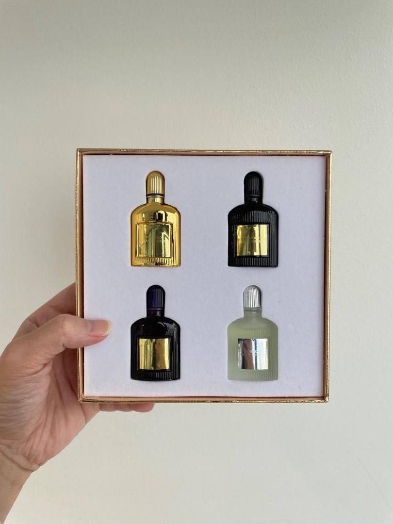 TOM FORD SQUARE GOLD BOX 4IN1 SET (4X4ML), Beauty & Personal Care,  Fragrance & Deodorants on Carousell