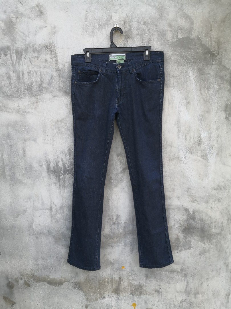TOPMAN Trigger Skinny Moto Denim Jeans 