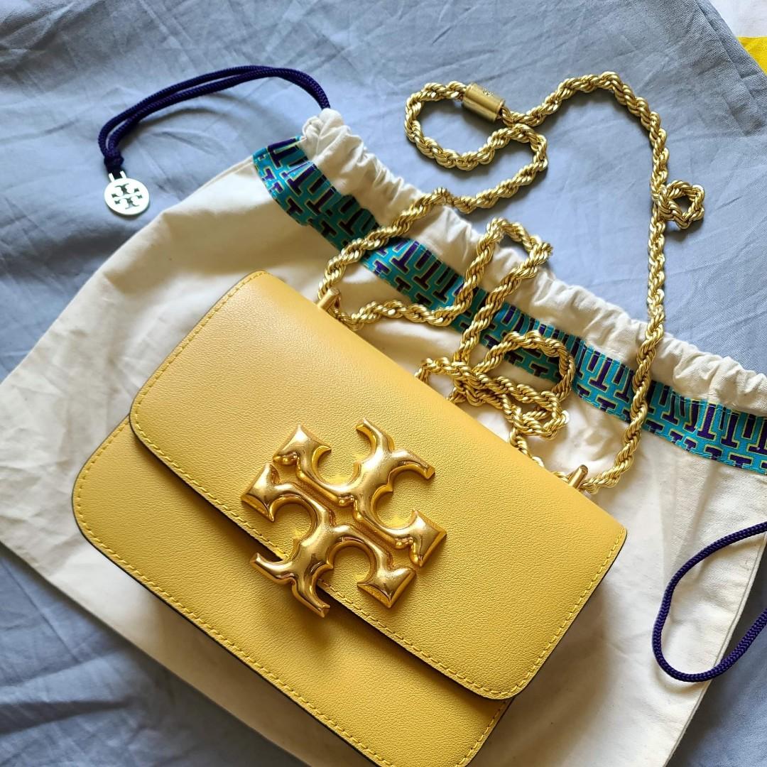 Tory burch bags yellow on sale