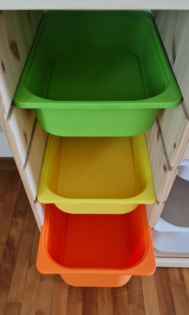 Trofast + containers, Furniture & Home Living, Furniture, Shelves ...