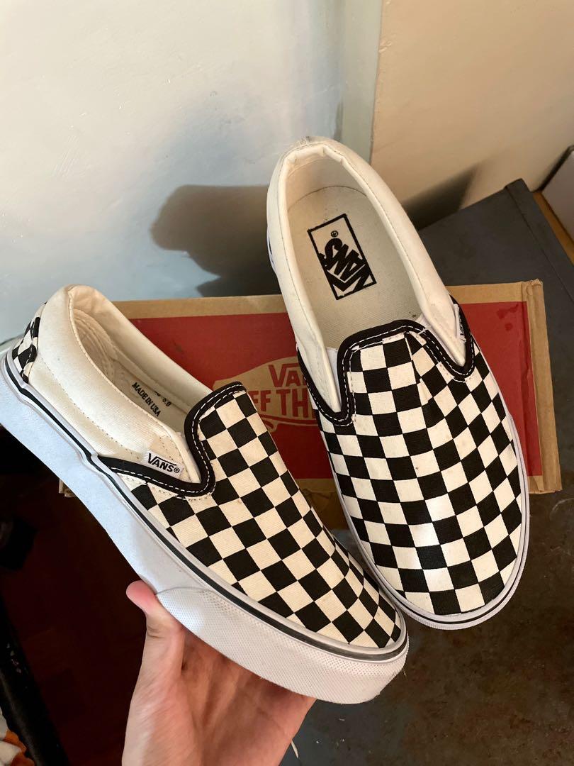 Checkerboard shop womens vans