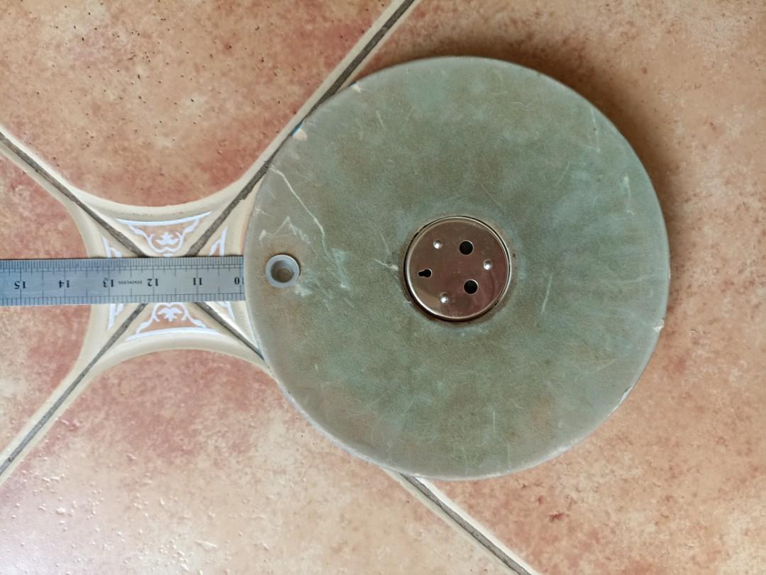 Vintage Dainty Thermometer, Circa 1970s (Category: Thermometers) located in Davao. Submitted by papa1919 (Listing ID 1169629087, Image 3). Description: Very good condition physically & functionally. Rare. The scratches at the back are on the felt/velvet cloth backing material..