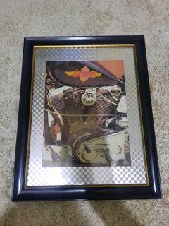 Vintage Japanese motorcycle frame