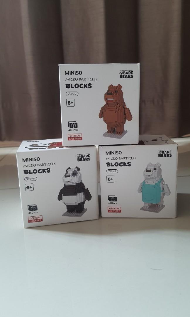 We bare bears nanoblock Toys Collectibles Lainnya di Carousell