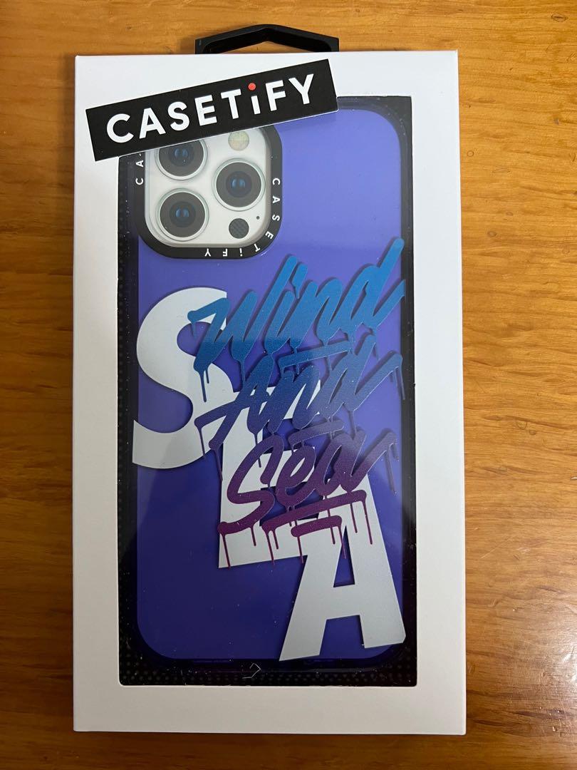 Wind and sea x Casetify iPhone 13 pro max (紫色網上限定), 手提電話