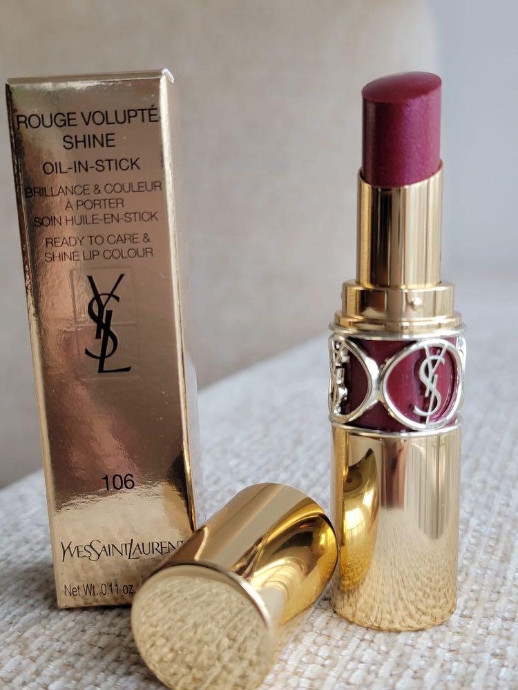 YSL Rouge Volupte Shine #106, 美容＆個人護理, 健康及美容- 皮膚護理