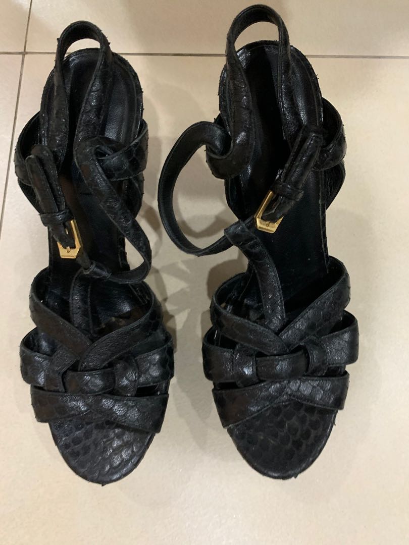 YSL Tribute Heels, Luxury, Sneakers & Footwear on Carousell