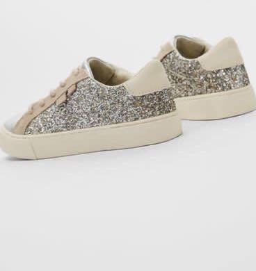 zara glitter sneakers