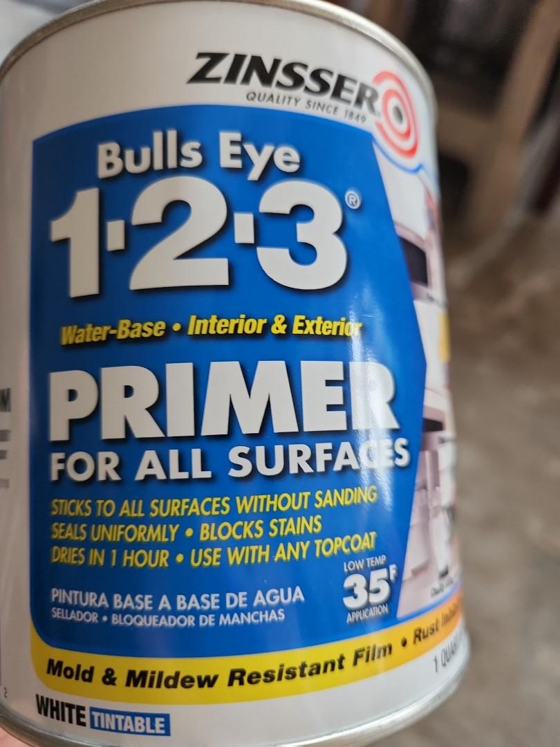 RustOleum Bulls Eye 123 Gray Primer, Quart In The Primer, 49 OFF